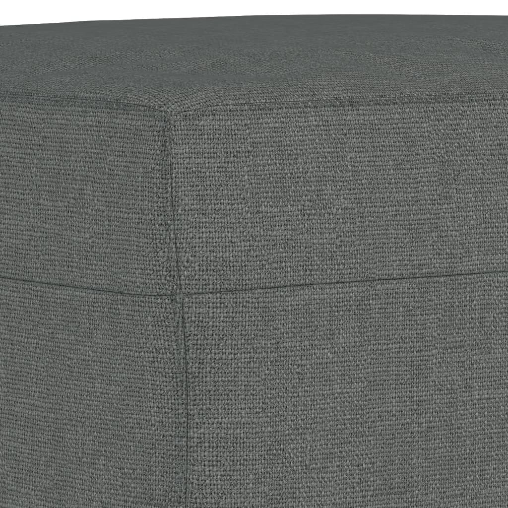 fodskammel 70x55x41 cm stof mørkegrå