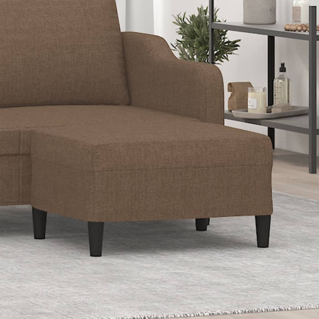fodskammel 70x55x41 cm stof brun