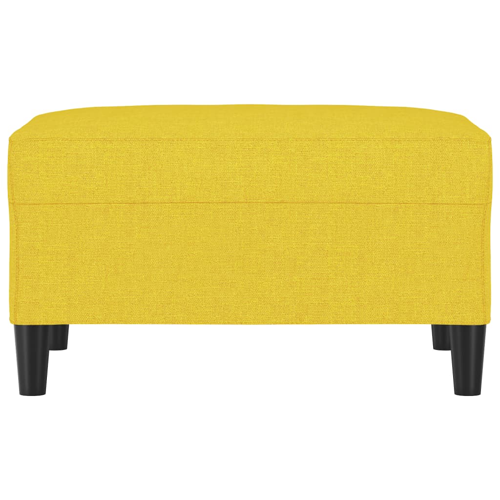fodskammel 70x55x41 cm stof lysegul