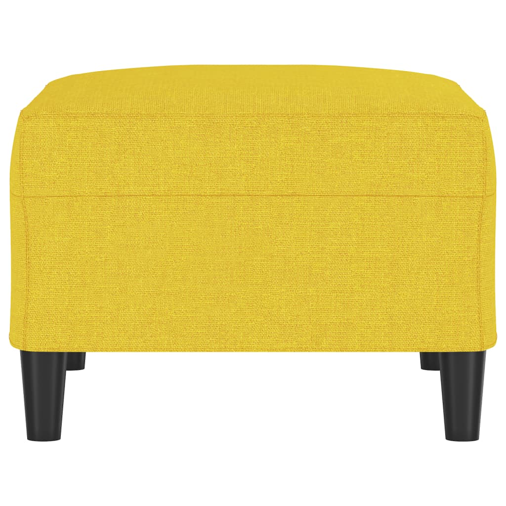 fodskammel 70x55x41 cm stof lysegul