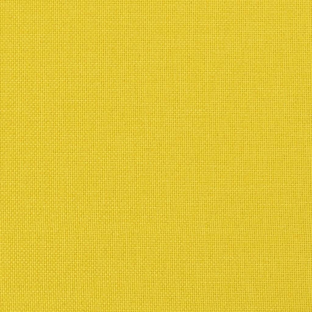fodskammel 70x55x41 cm stof lysegul