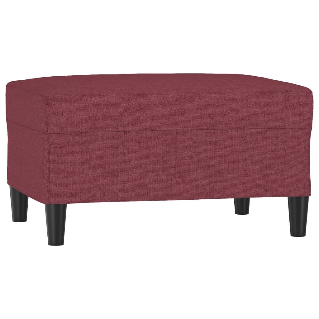 fodskammel 70x55x41 cm stof vinrød