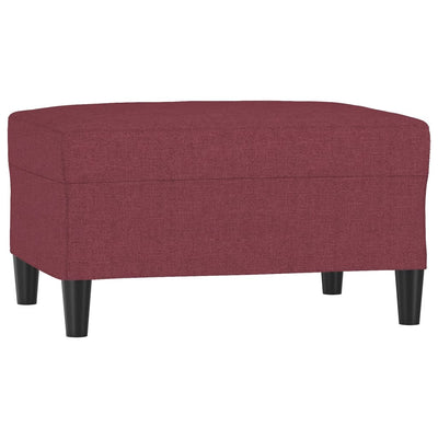 fodskammel 70x55x41 cm stof vinrød