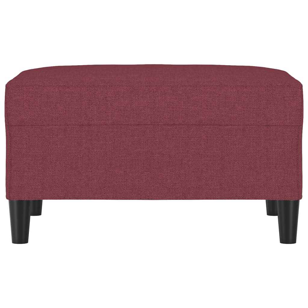 fodskammel 70x55x41 cm stof vinrød