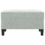 fodskammel 70x55x41 cm velour grå