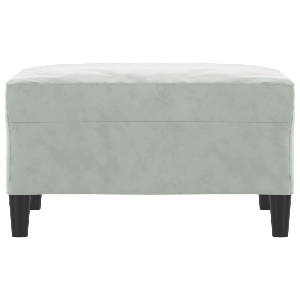 fodskammel 70x55x41 cm velour grå
