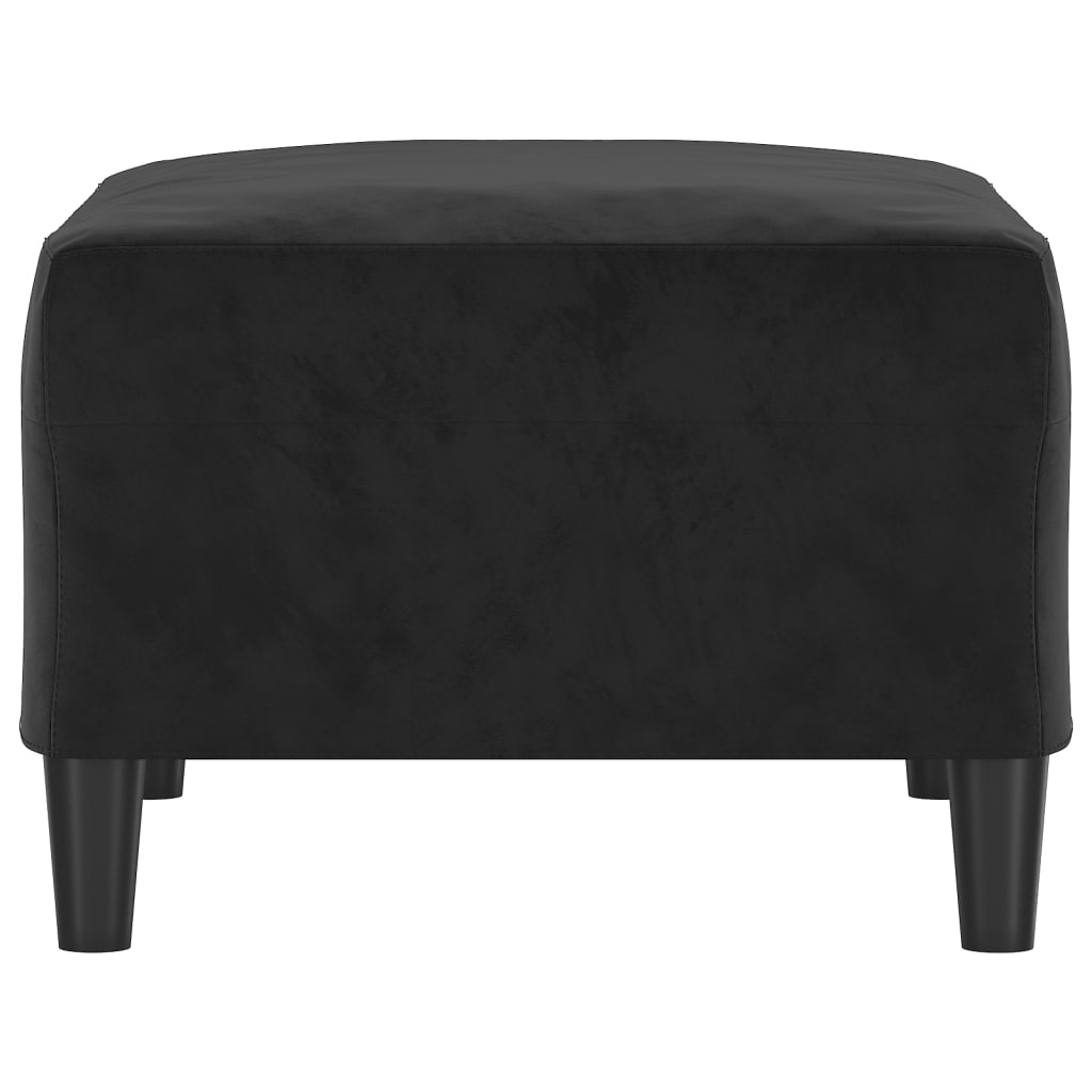 fodskammel 70x55x41 cm velour sort