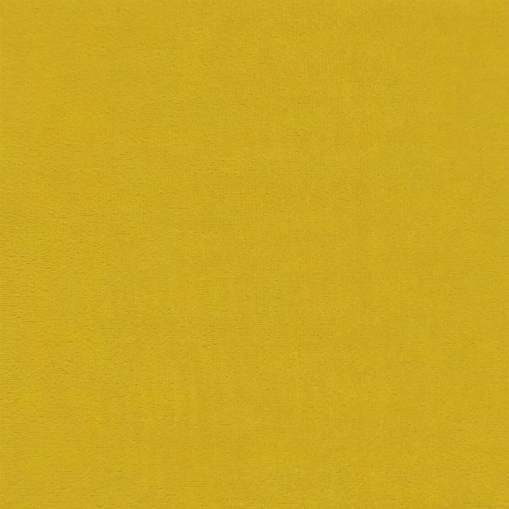 fodskammel 70x55x41 cm velour gul