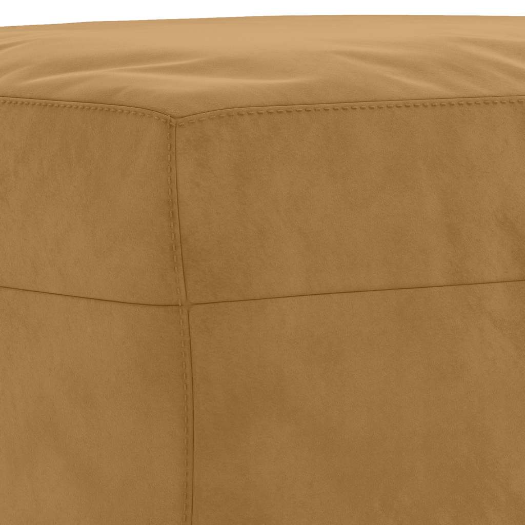 fodskammel 70x55x41 cm velour brun