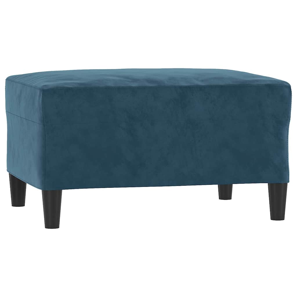 fodskammel 70x55x41 cm velour lyserød
