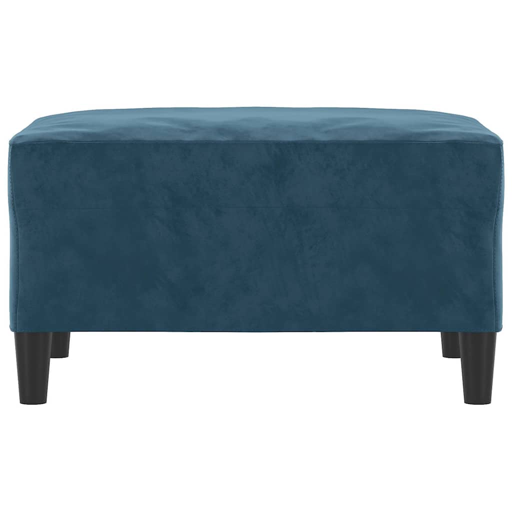 fodskammel 70x55x41 cm velour lyserød
