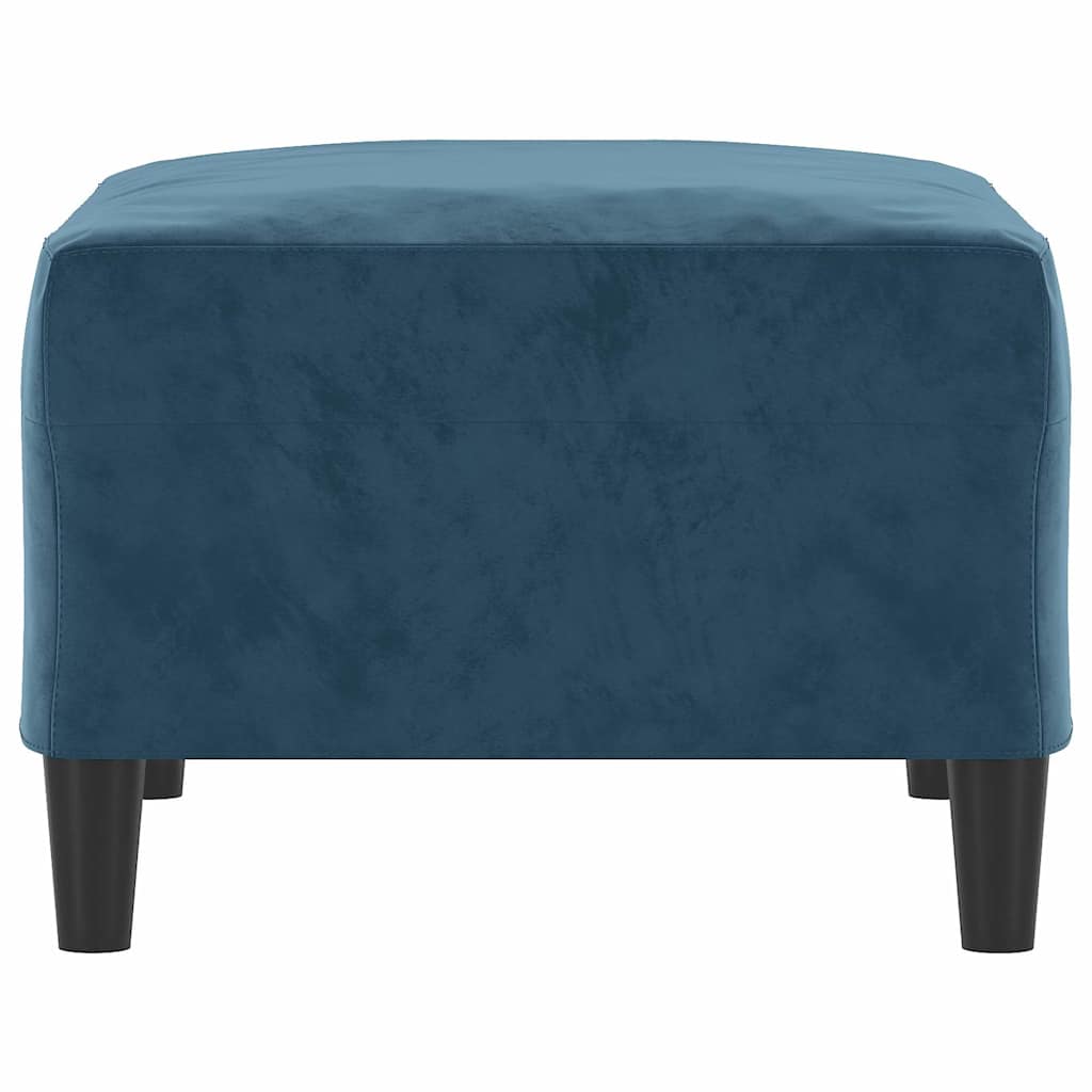 fodskammel 70x55x41 cm velour lyserød
