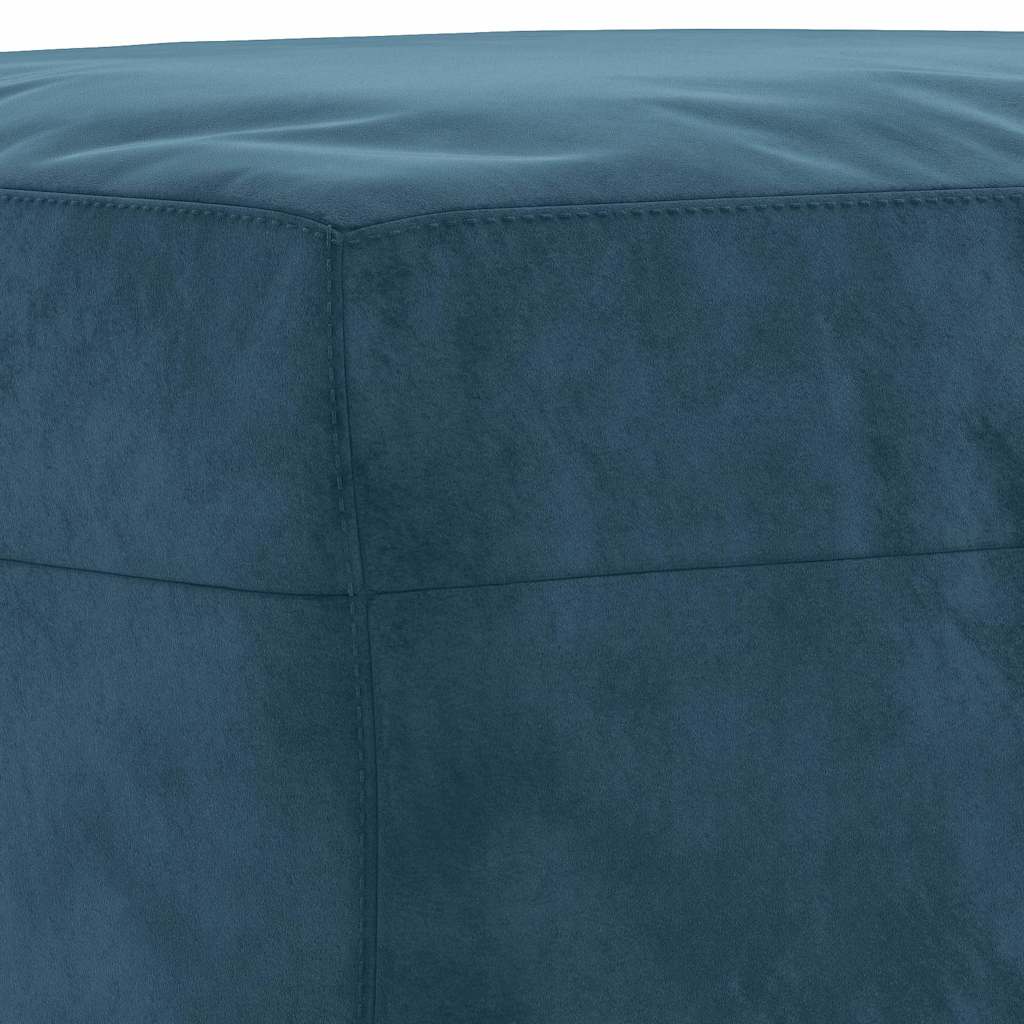 fodskammel 70x55x41 cm velour lyserød
