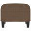 fodskammel 60x50x41 cm stof brun