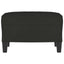 fodskammel 60x50x41 cm stof sort