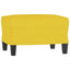 fodskammel 60x50x41 cm stof gul