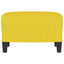 fodskammel 60x50x41 cm stof gul