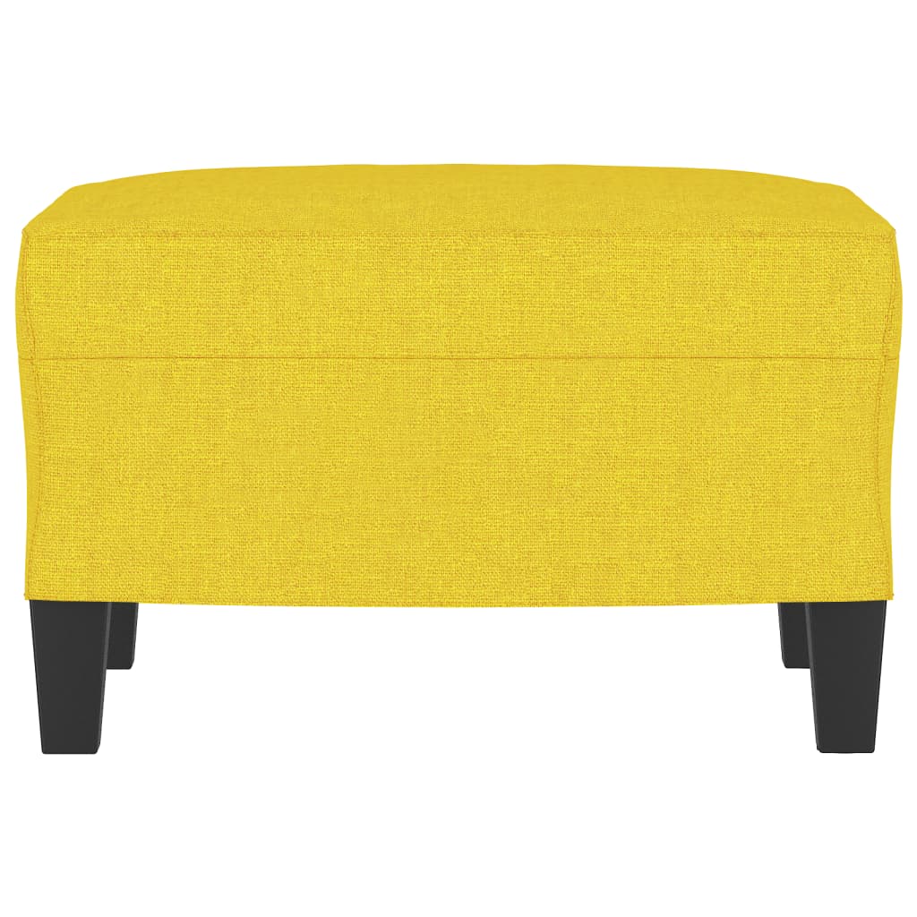 fodskammel 60x50x41 cm stof gul