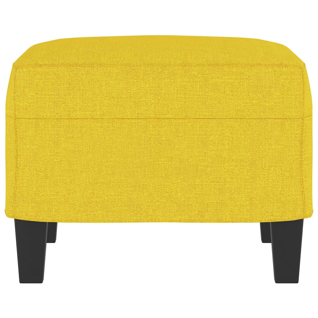 fodskammel 60x50x41 cm stof gul