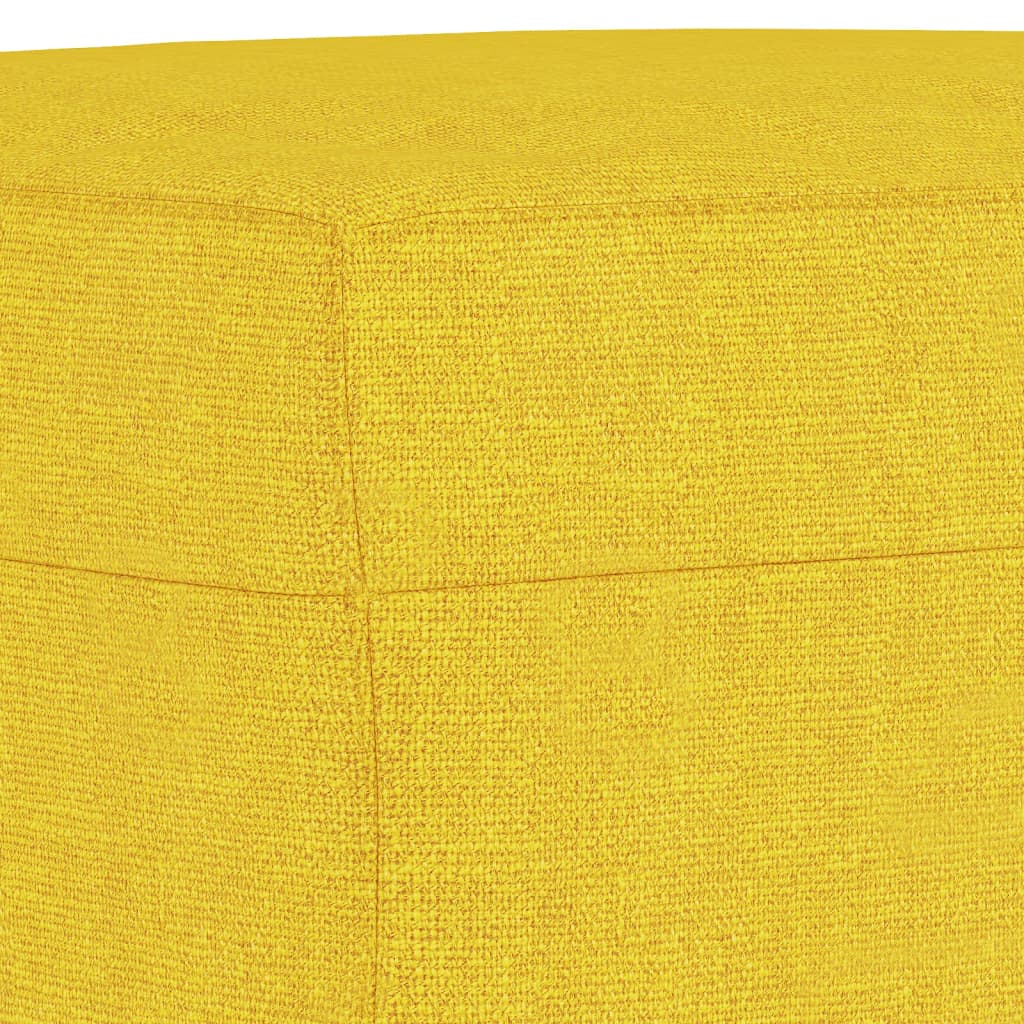 fodskammel 60x50x41 cm stof gul