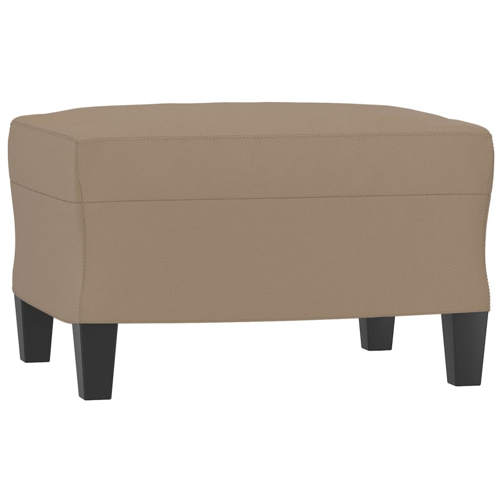fodskammel 60x50x41 cm kunstlæder cappuccino