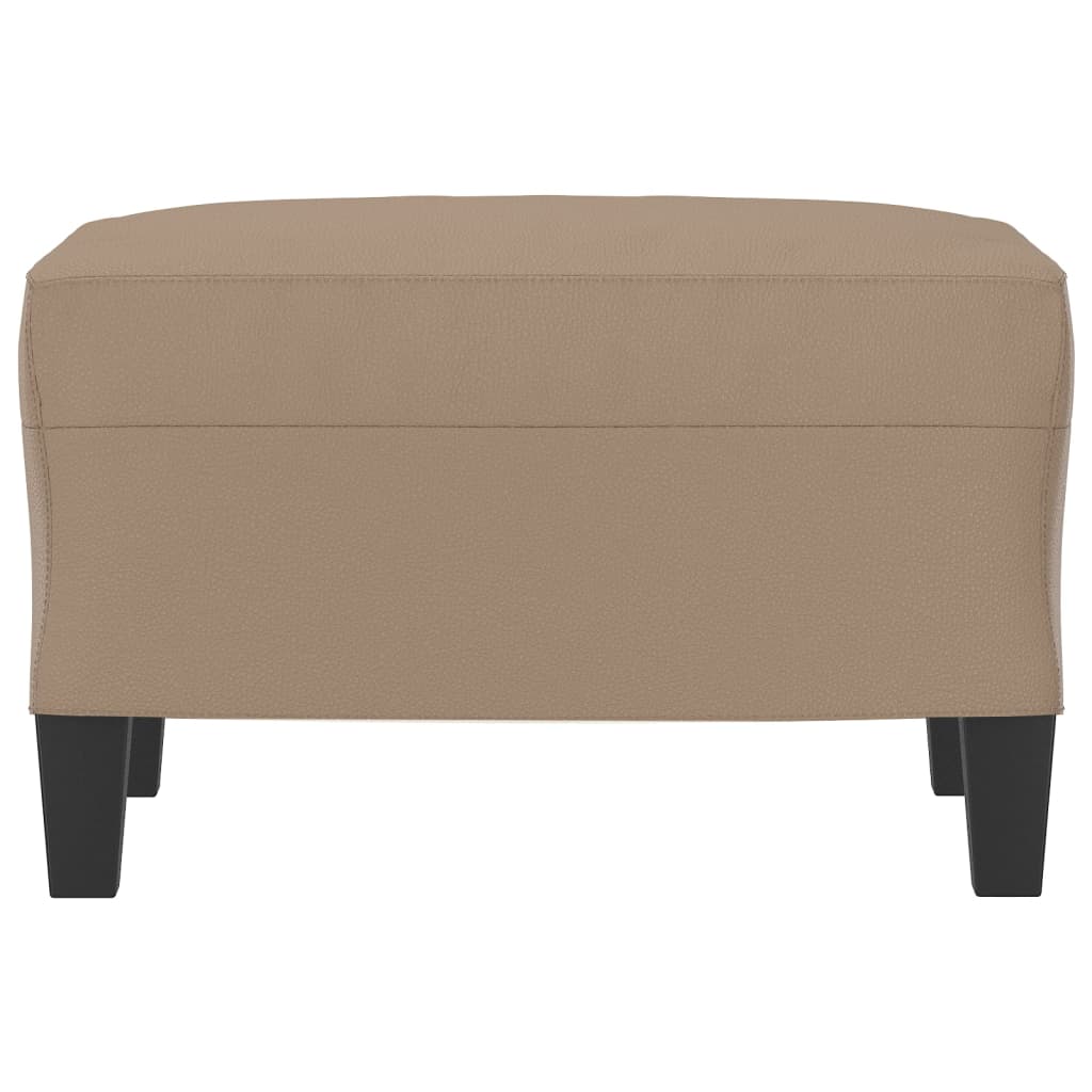 fodskammel 60x50x41 cm kunstlæder cappuccino