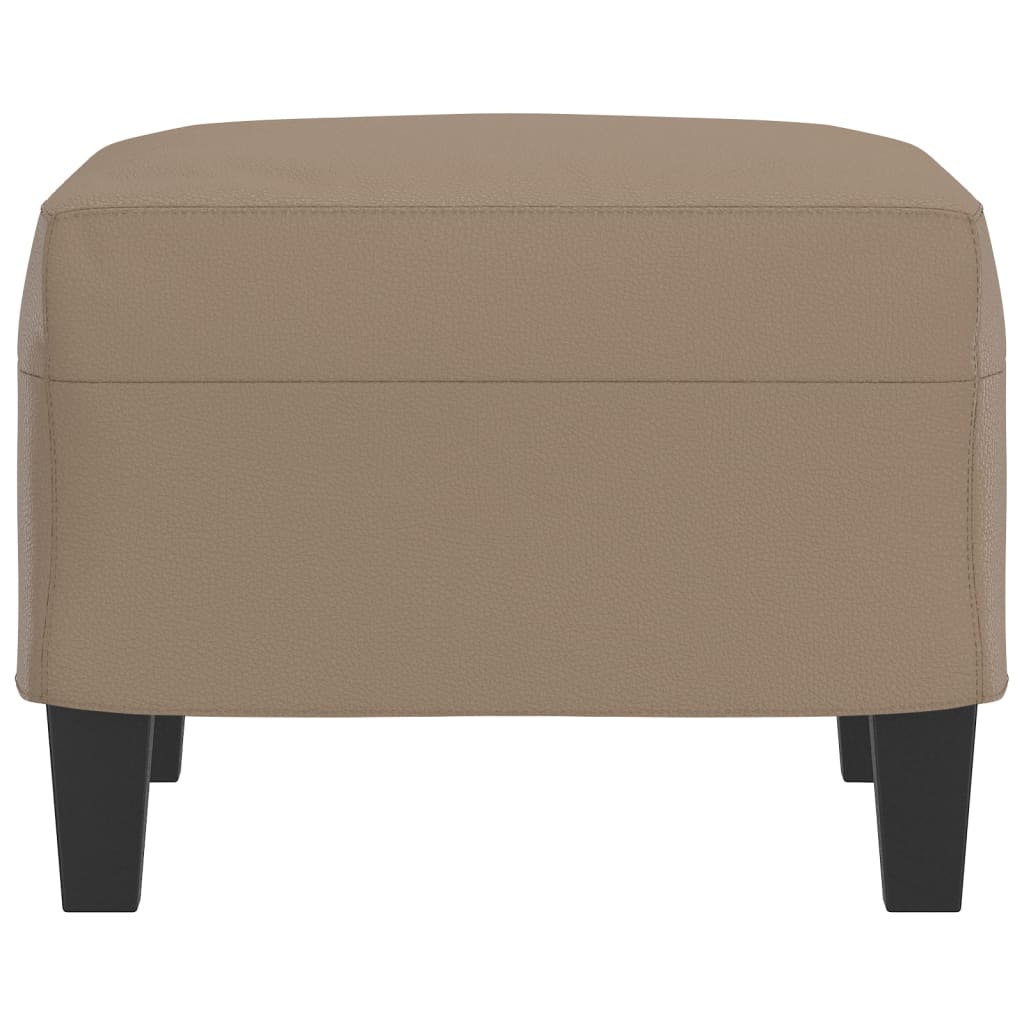 fodskammel 60x50x41 cm kunstlæder cappuccino