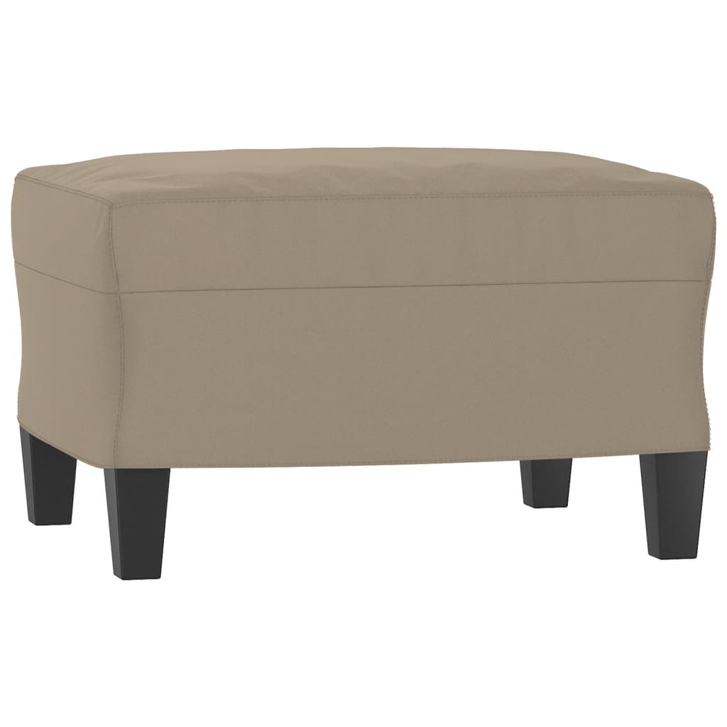 fodskammel 60x50x41 cm mikrofiberstof gråbrun