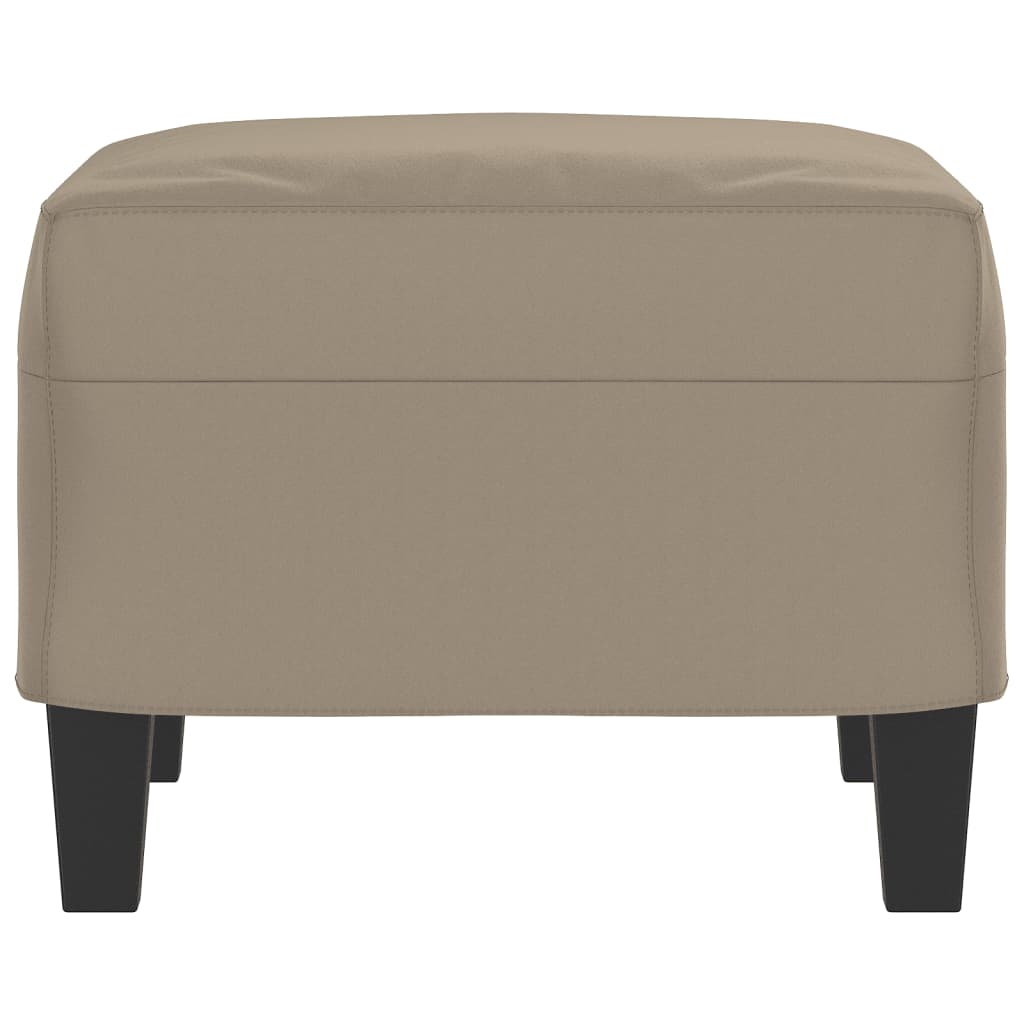 fodskammel 60x50x41 cm mikrofiberstof gråbrun