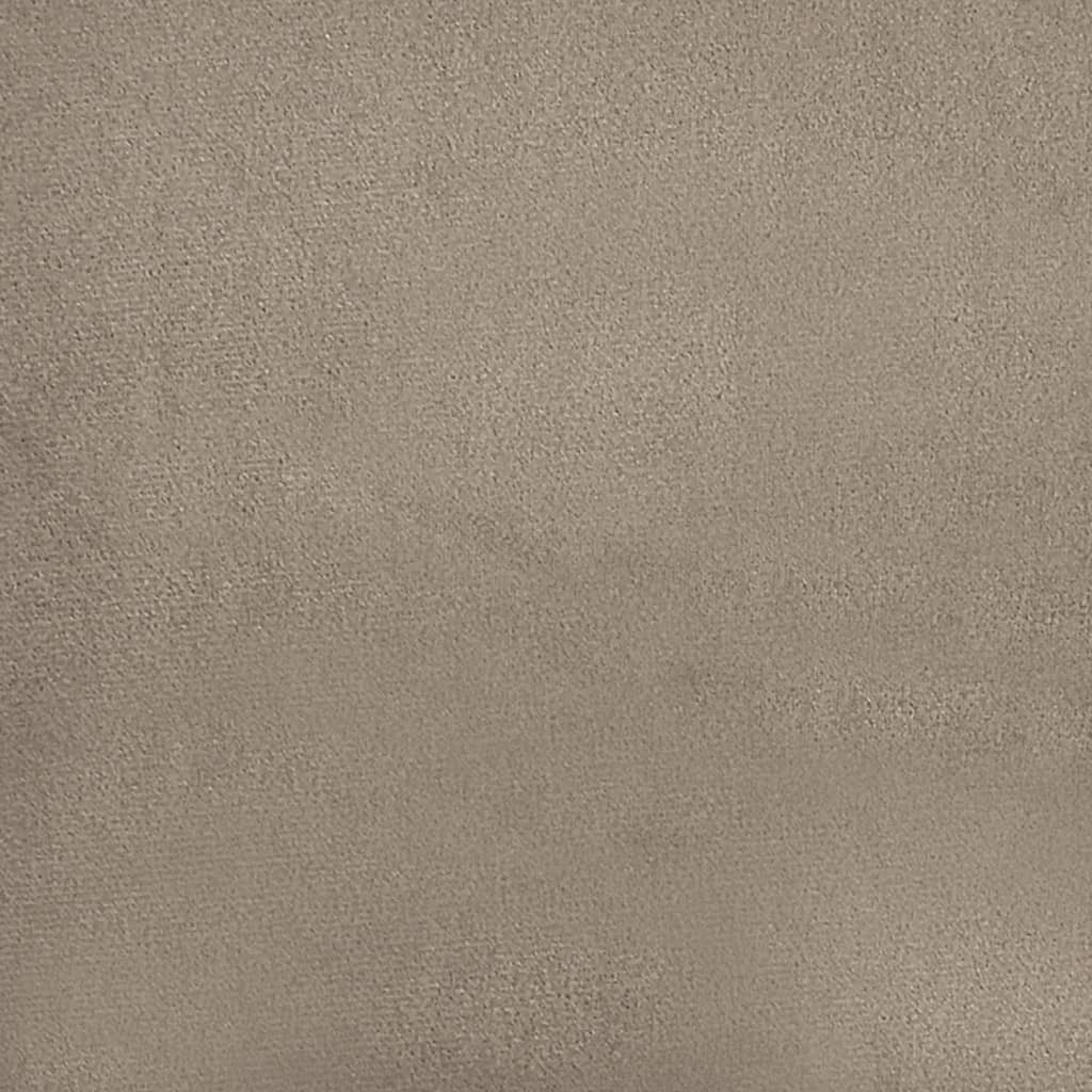 fodskammel 60x50x41 cm mikrofiberstof gråbrun