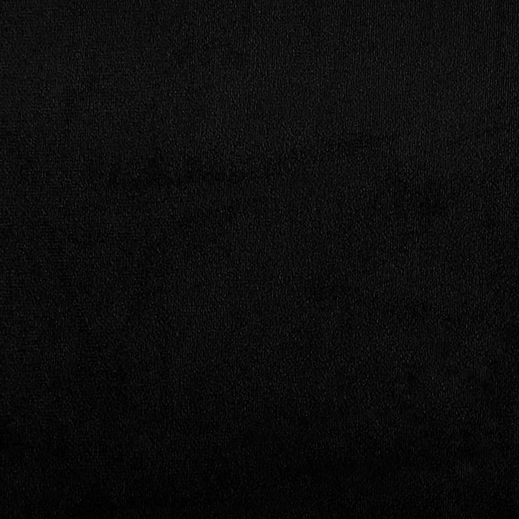 fodskammel 60x50x41 cm mikrofiberstof sort
