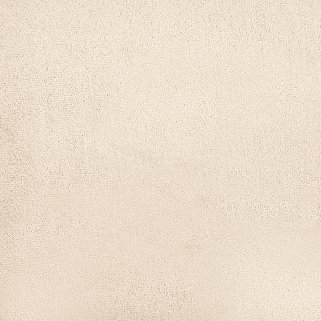 fodskammel 60x50x41 cm mikrofiberstof beige