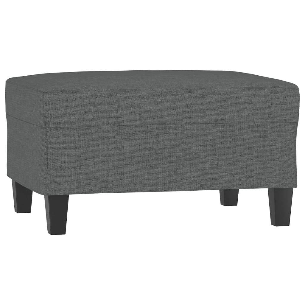 fodskammel 70x55x41 cm stof mørkegrå
