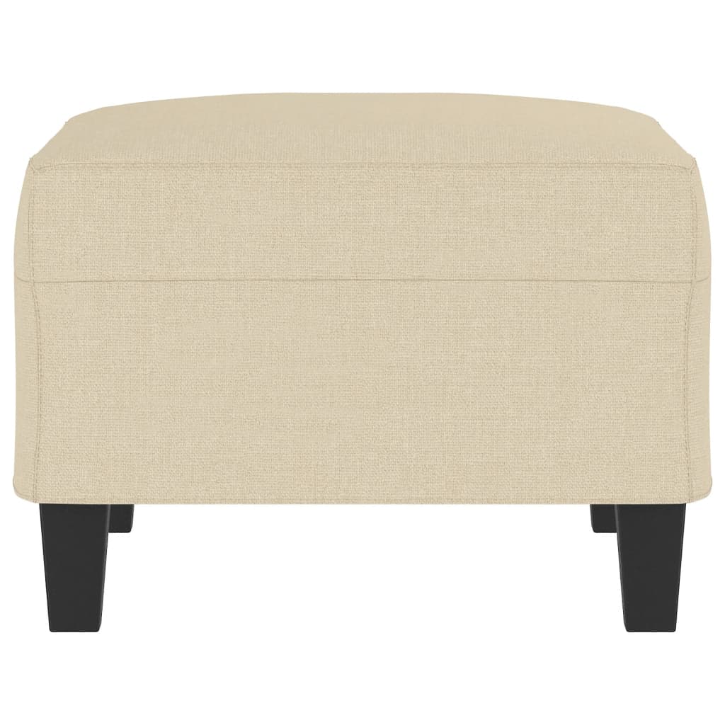 fodskammel 70x55x41 cm stof cremefarvet