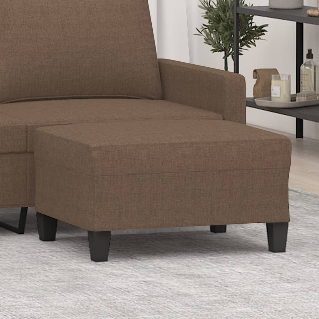 fodskammel 70x55x41 cm stof brun