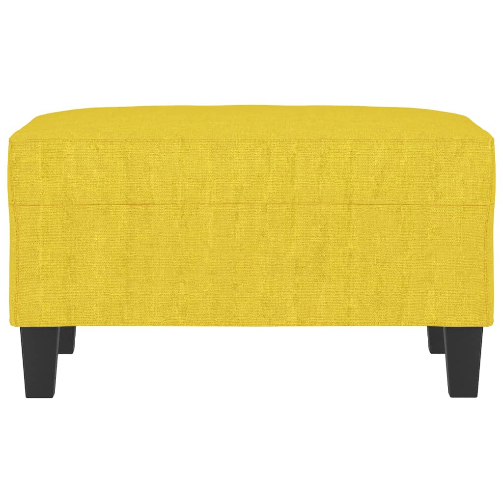 fodskammel 70x55x41 cm stof lysegul