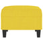 fodskammel 70x55x41 cm stof lysegul