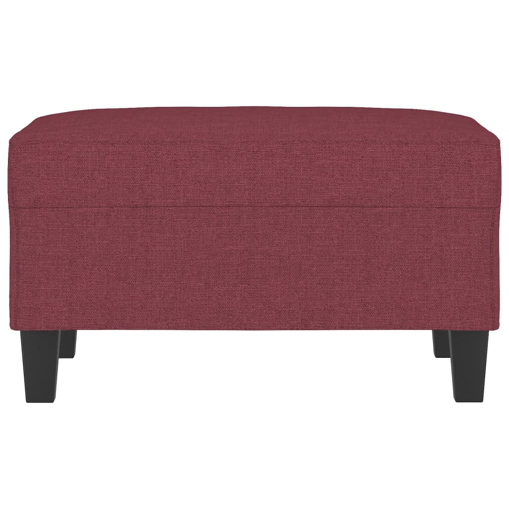fodskammel 70x55x41 cm stof vinrød