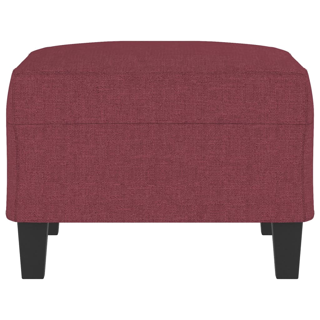 fodskammel 70x55x41 cm stof vinrød