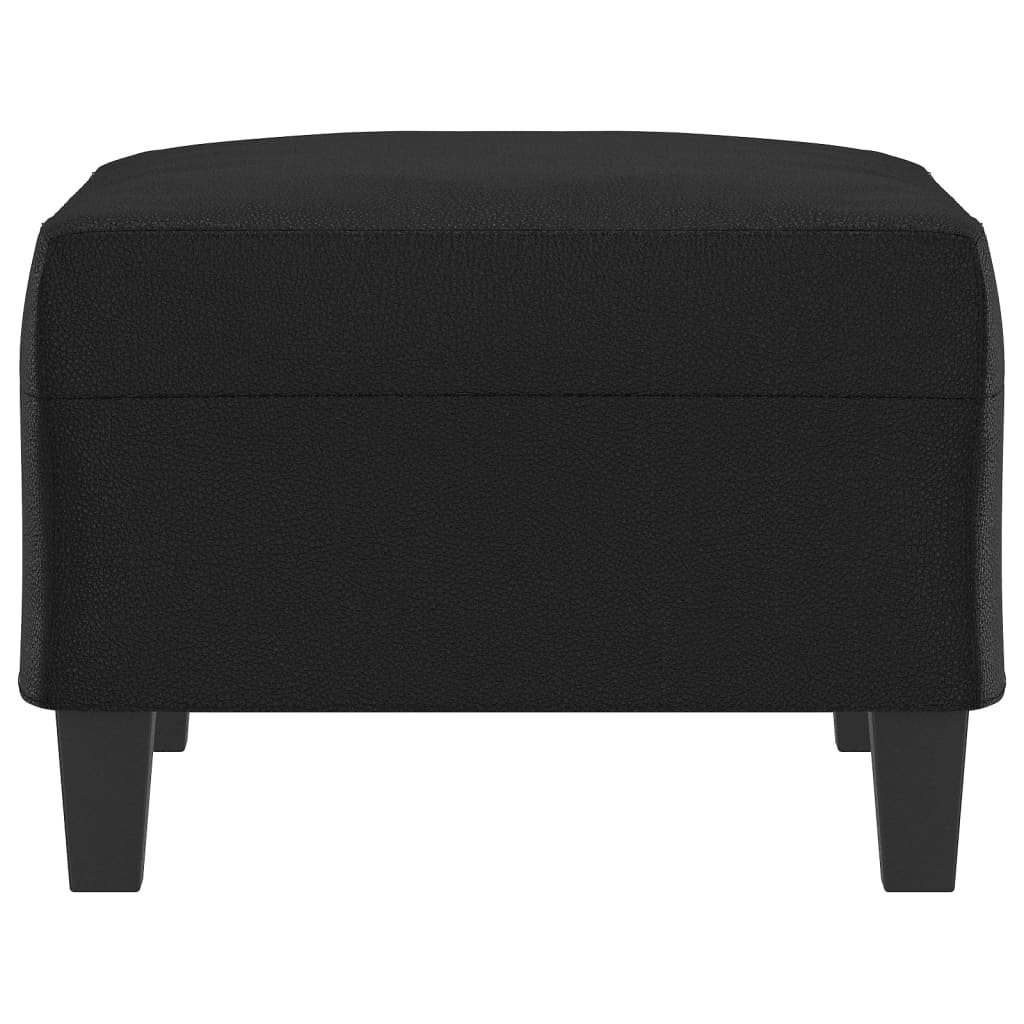 fodskammel 70x55x41 cm kunstlæder sort