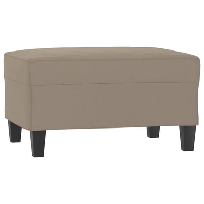 fodskammel 70x55x41 cm mikrofiberstof gråbrun
