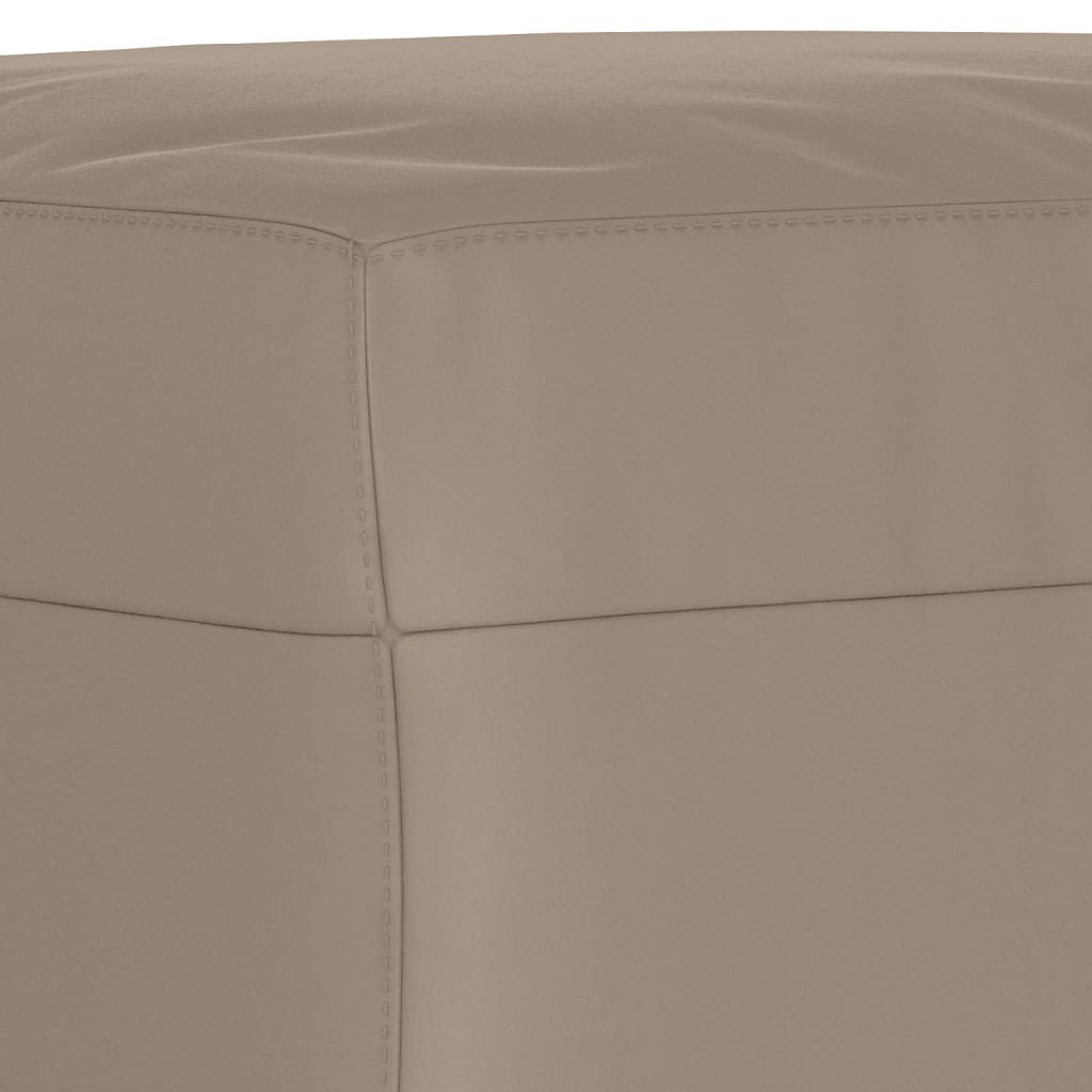 fodskammel 70x55x41 cm mikrofiberstof gråbrun