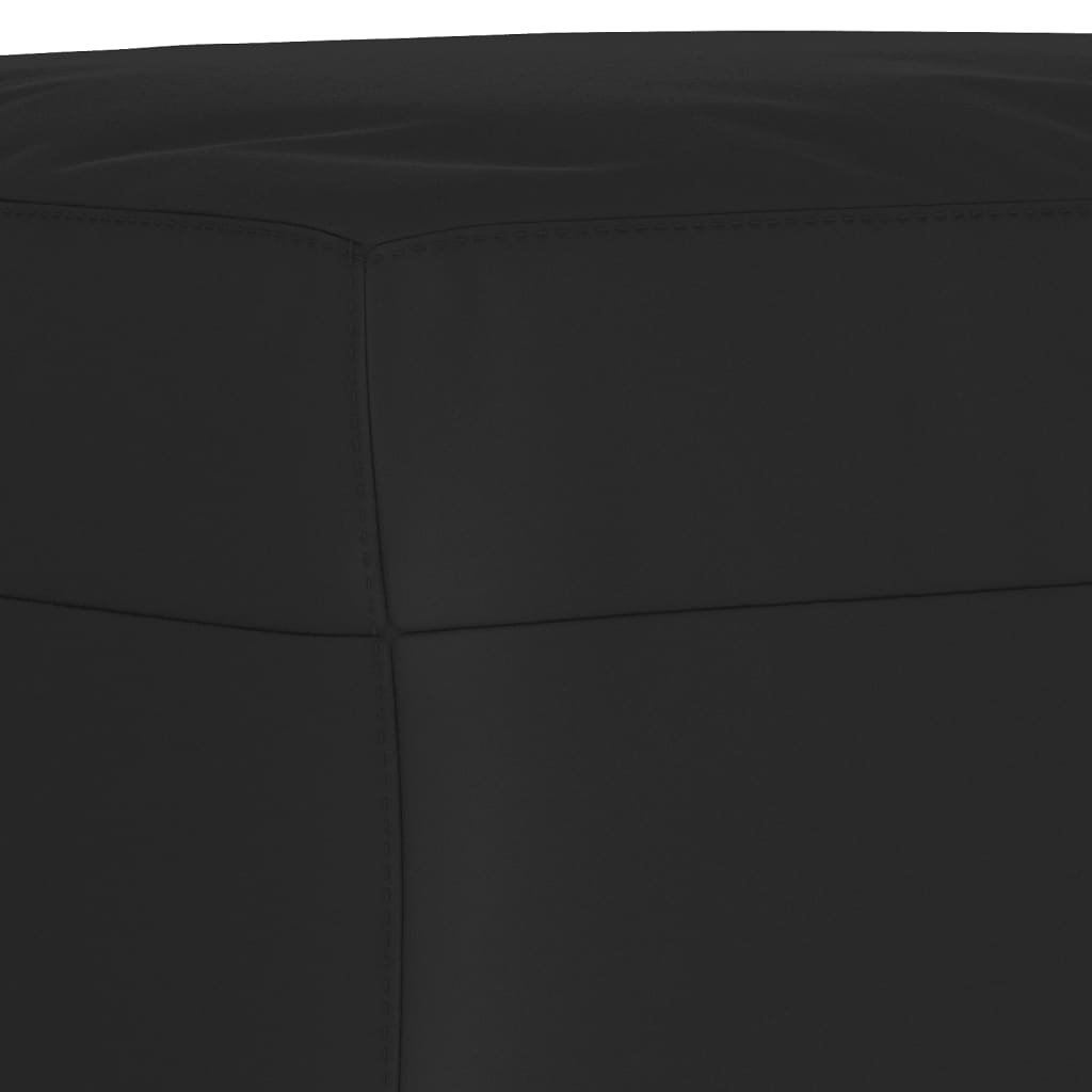 fodskammel 70x55x41 cm mikrofiberstof sort
