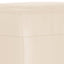 fodskammel 70x55x41 cm mikrofiberstof beige