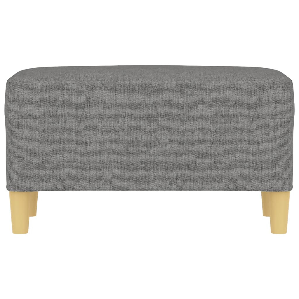 bænk 70x35x41 cm stof mørkegrå