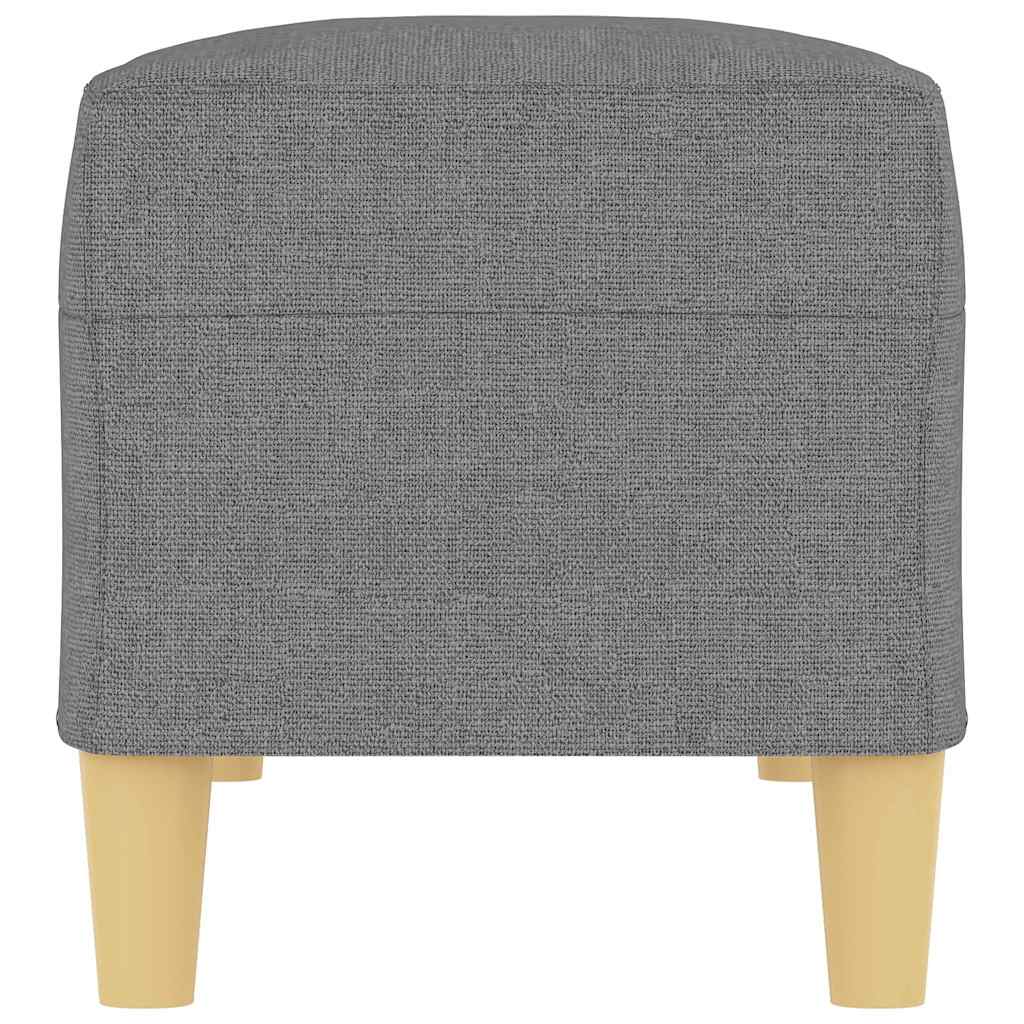 bænk 100x35x41 cm stof mørkegrå