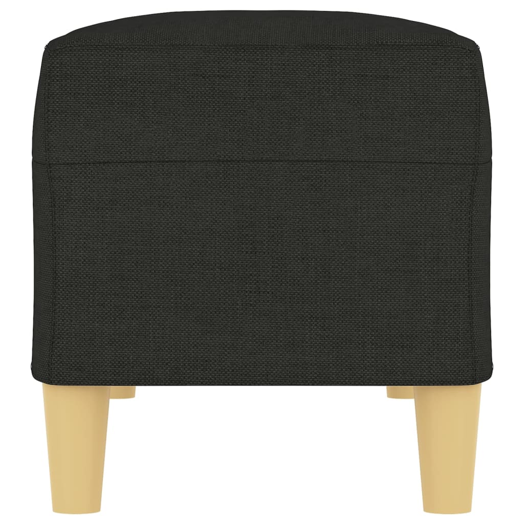bænk 100x35x41 cm stof sort