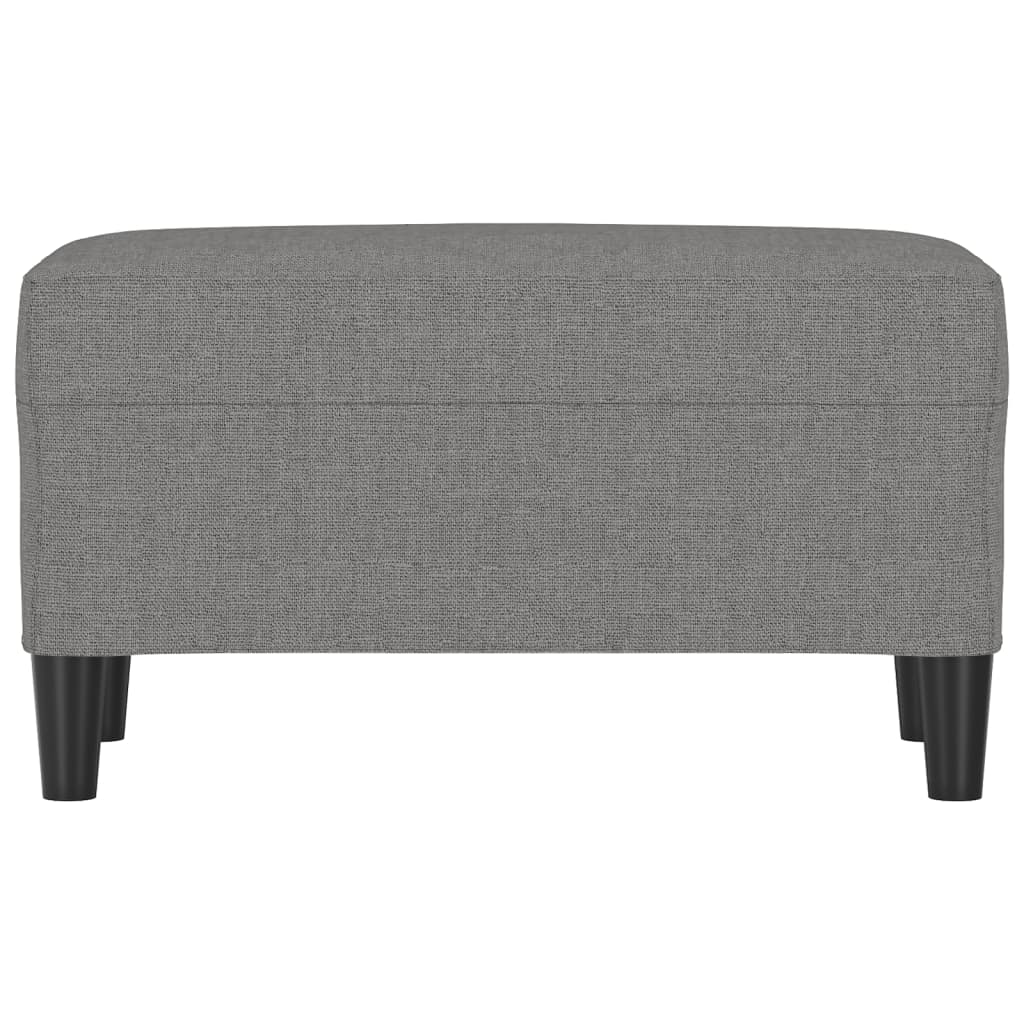 bænk 70x35x41 cm stof mørkegrå