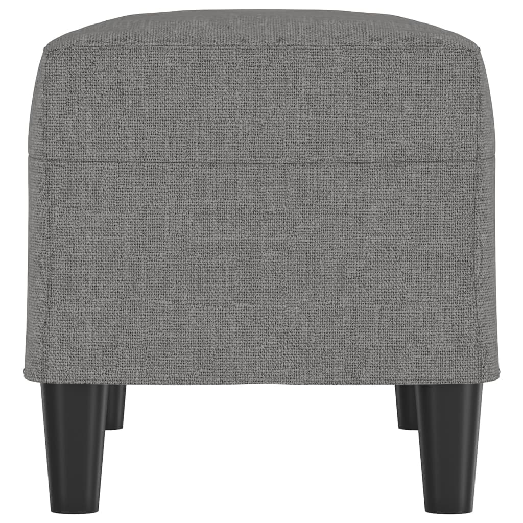 bænk 70x35x41 cm stof mørkegrå