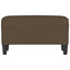 bænk 70x35x41 cm stof brun